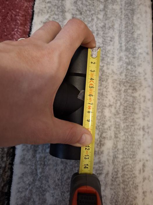 Racord T Stabilo-Sanitaer DN 50 mm pentru țeavă de scurgere din plasti