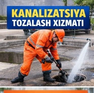 Kanalizatsiya tozalash,прочистки канализация