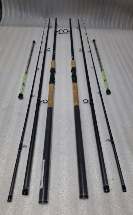 SET 2 Lansete Feeder Robinhan HARRIER 4,20 metri Actiune:180gr carbon