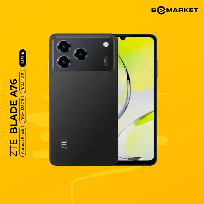 ZTE Blade A76 4/128 GB Carbon Black