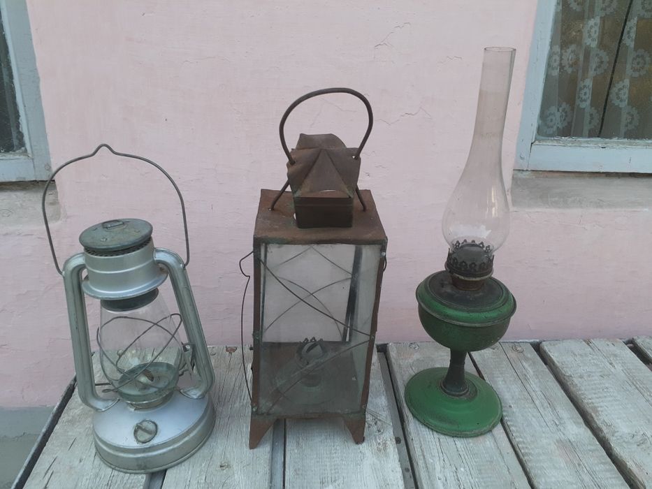Керосиновые лампы 3шт