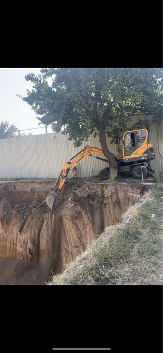 Мини эксксватор хизмати гусенечный 2.70 метр баландиги