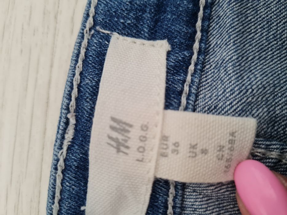 Дънки до коляното  S (36 ) р-р H&M