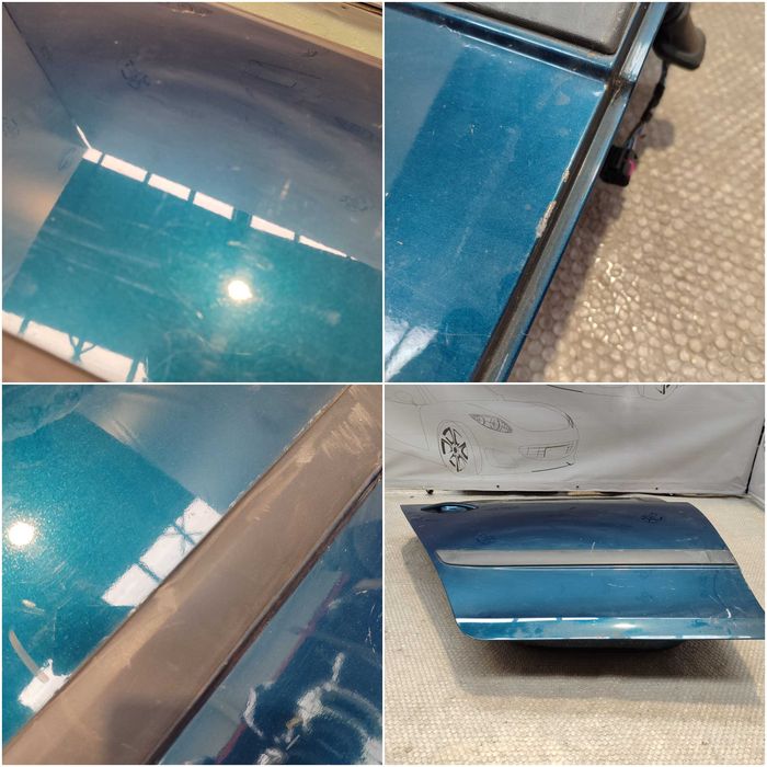 Ușă Spate Dreaptă Skoda Fabia Mk2 5J Hatchback / Combi Albastru Cod Culoare 0F / W5Q 2012 / [2007-2014] / 5J9833056 (3D)