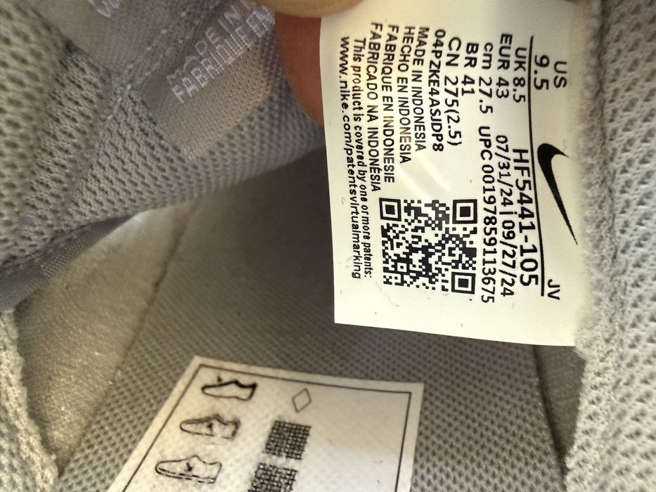 Nike Dunk Grey номер 43