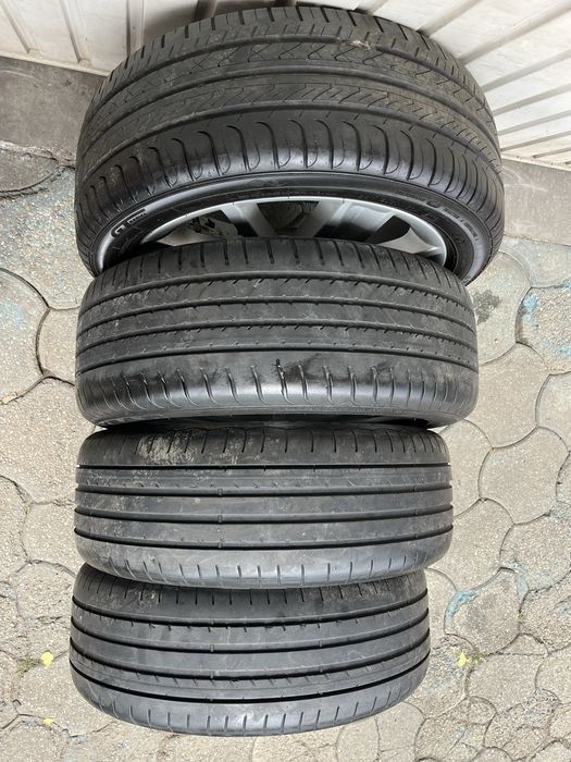 Jante aliaj 4x100mm, anvelope vara 205/50 R17, Renault Megane 2, Scenic, Dacia Logan, Sandero, Opel