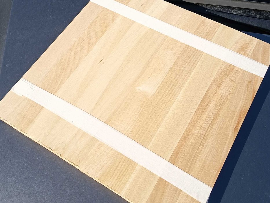 Set 6 buc. placaj calitate Lemn Natural de tei, laserabil, 400x400x4mm