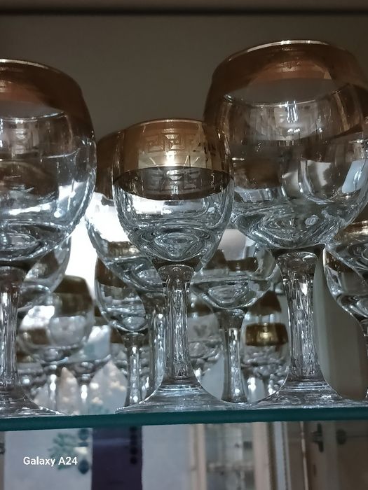 Фужеры гусь, конфетница