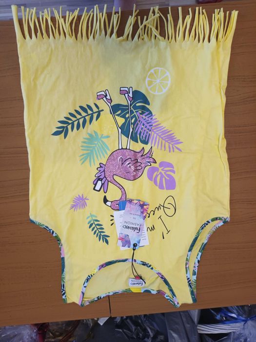 Чисто нов детски жълт потник