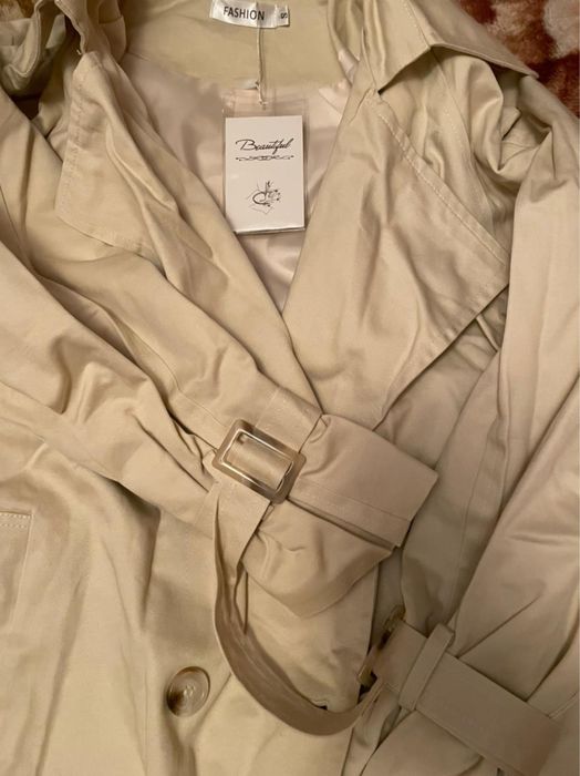 Новый тренч беж цвета