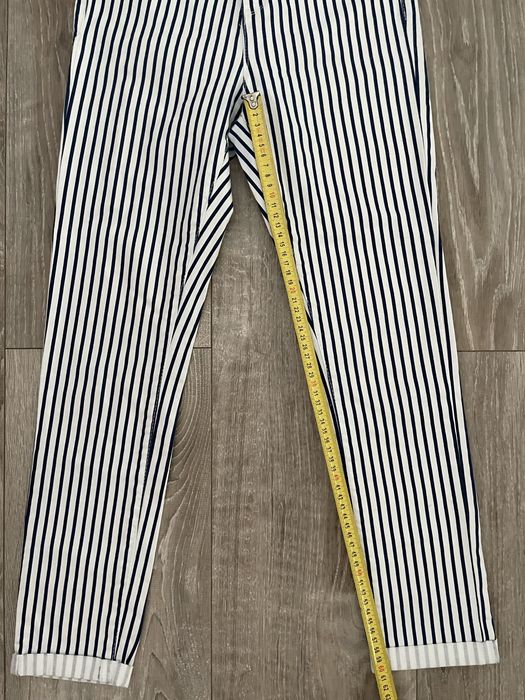 Pantaloni navy cu talie inalta nr.Xs