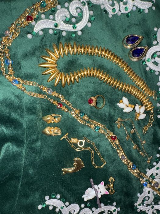 Колье Monet бренд США и другая бижутерия броши