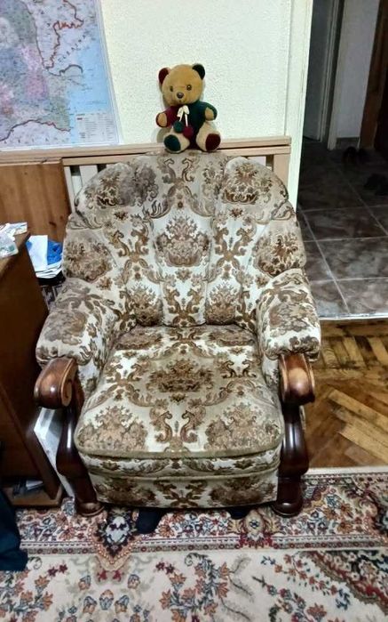 Canapea fixă cu două Fotoli fixe