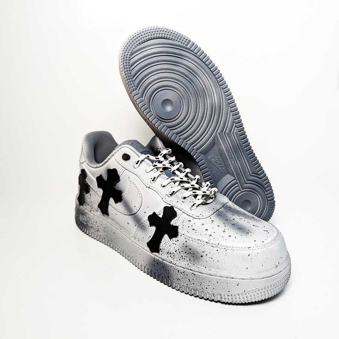 Nike AirForce 1 Chrome Hearts