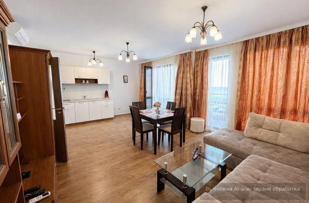 Дава се под наем Двустаен апартамент в Варна, Чайка - 63 кв.м за 628.32 € - Снимка #1