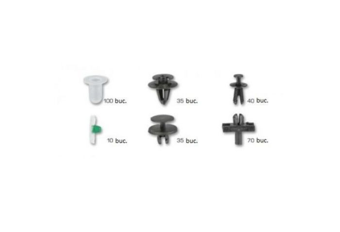 Set clipsuri cleme auto de plastic bmw 290 piese