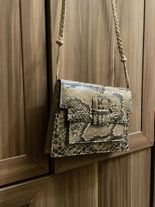 Чанта от естествена крокодилска кожа