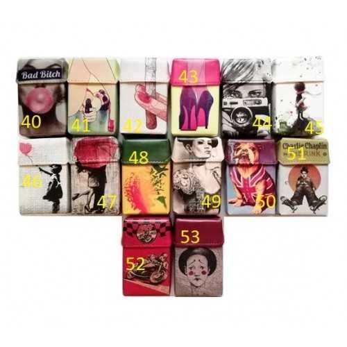 Калъфи за цигари еко кожа ,силикон, пластмаса