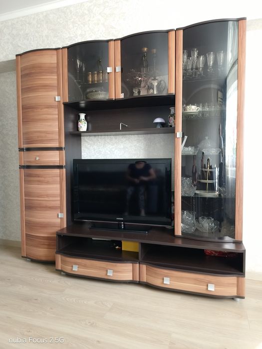 Стенка под книги,посуду,телевизор