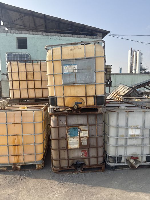 Еврокуб бочка. 1тоннали. 1 куб. IBS. Контейнер бочка