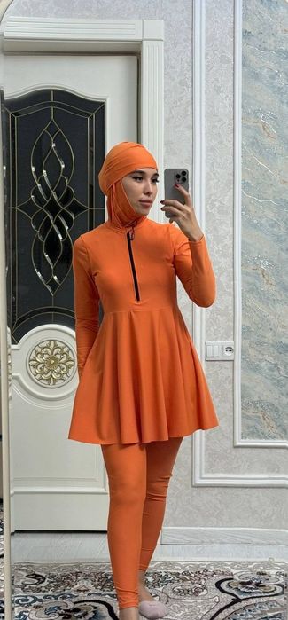 Kupalnik burkini, hijob uchun. Гидрокостюм, буркини