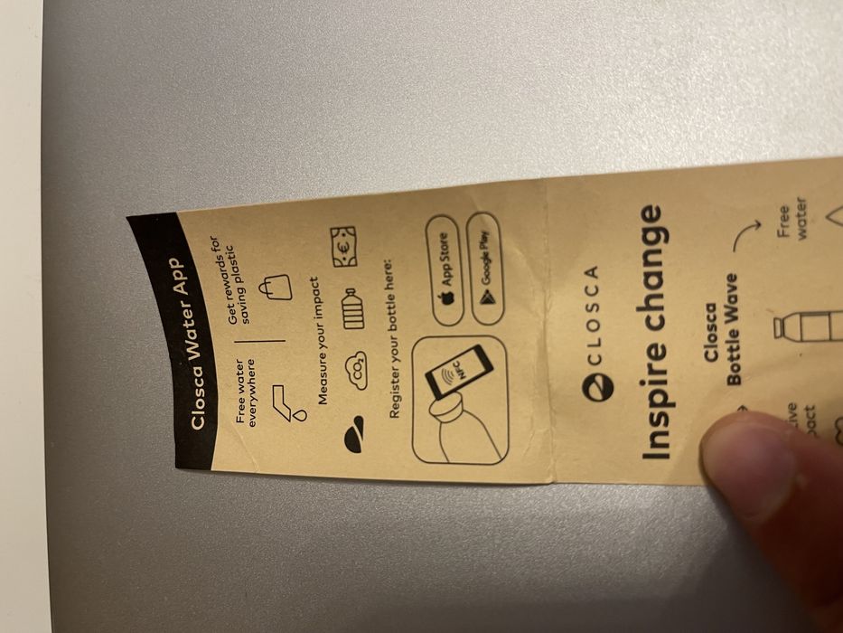 Termos sticla otel  marca Closca premium -cadou premium