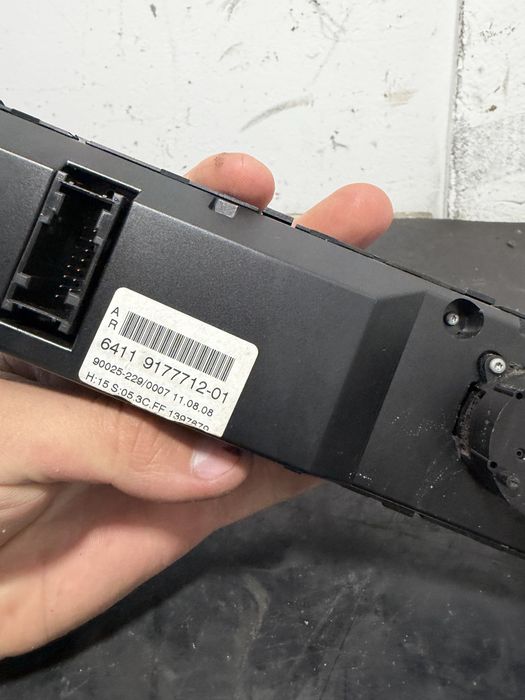 Panou comanda clima climatronic BMW seria 5 E60 E61 | 9177712 520d 525d 530d 535d