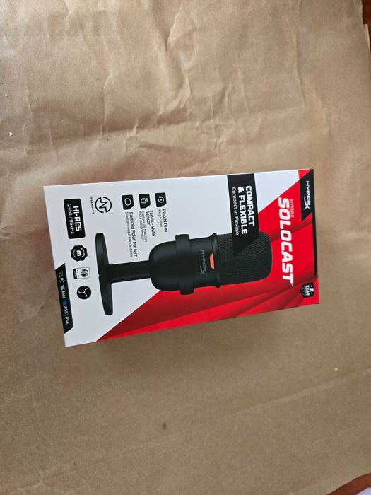 Нов HyperX SoloCast – USB Микрофон Неотварян