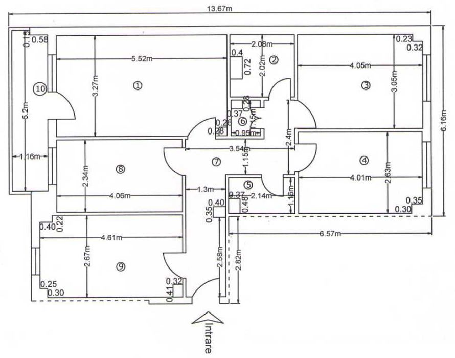 Apartament 4 camere, MB6