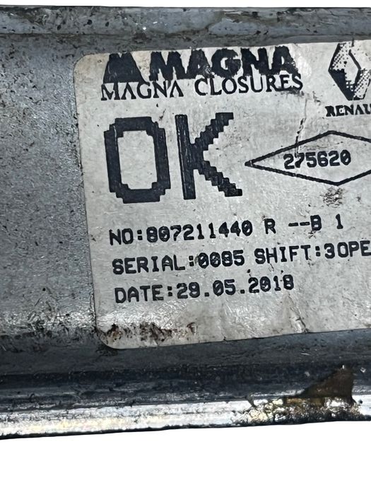 Macara Geam Stanga Fata Dacia Logan Ii 2019 -> 807211440R