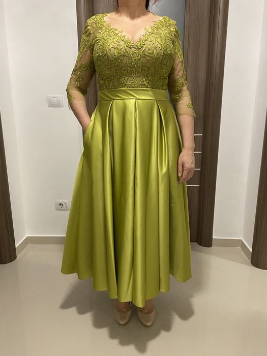 Rochie elegantă verde deschis