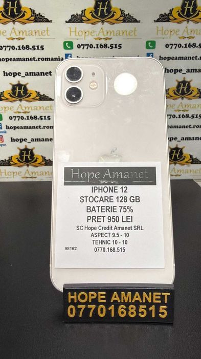 Hope Amanet P3 IPHONE 12 128GB / BATERIE 75%