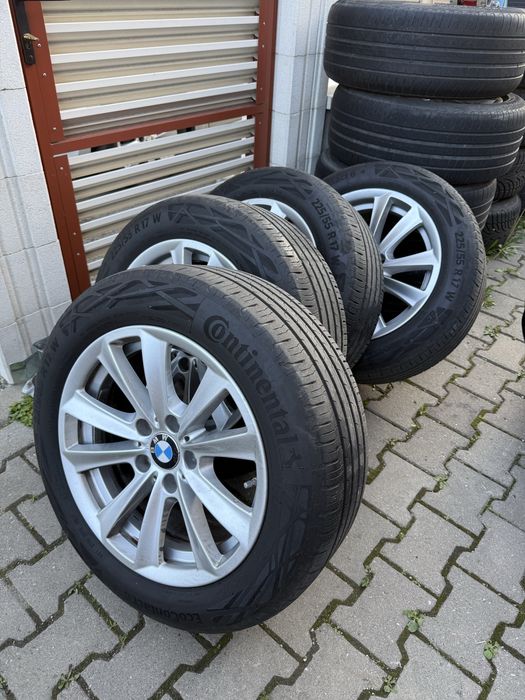 Jante originale BMW F10 F11 17” cu anvelope 225 55 17 Continental