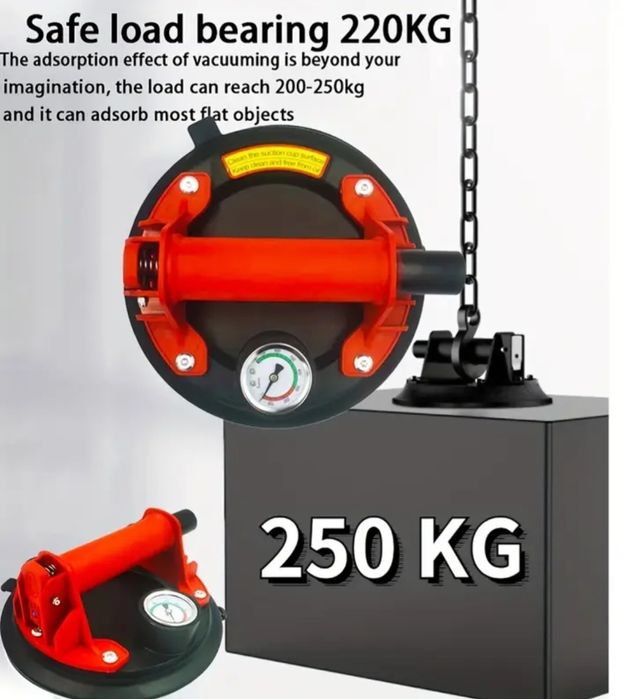 Ventuza puternica cu manometru