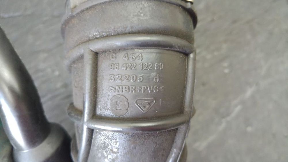 furtun intercooler ford fiesta 6  peugeot 207  1.4 tdci  f6jd 9642212280