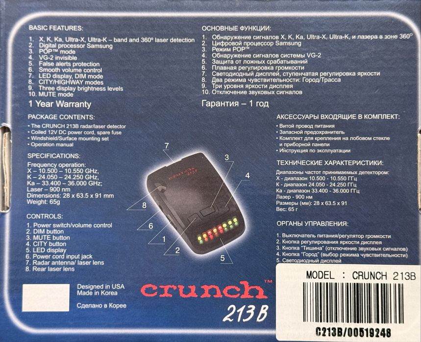 Радар детектор на любое авто