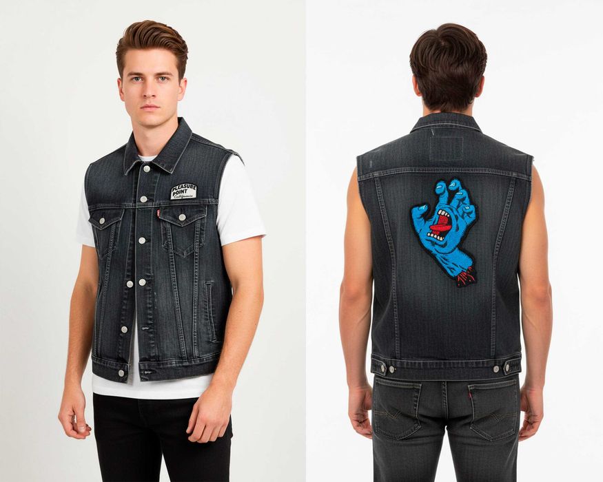 Levi's Оригинално мъжко деним яке без ръкави / Елек размер  М