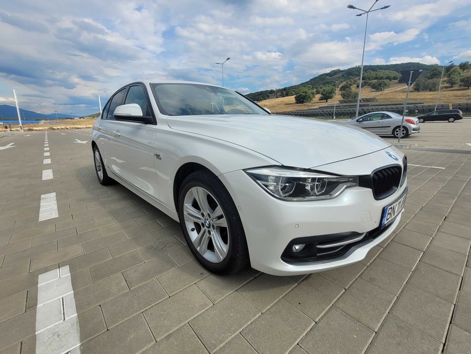 BMW 320D , Automata , 2017, Xdrive, alb perlat, piele, 151.000 km,