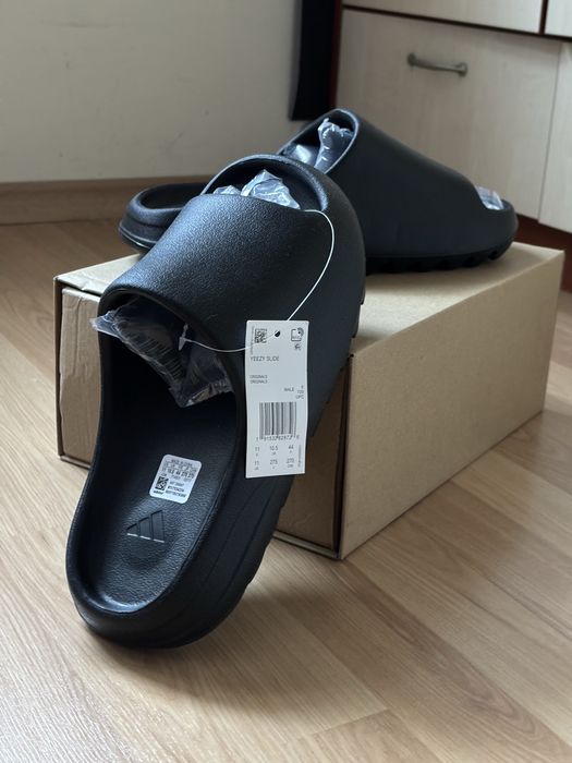 Adidas Yeezy slides.