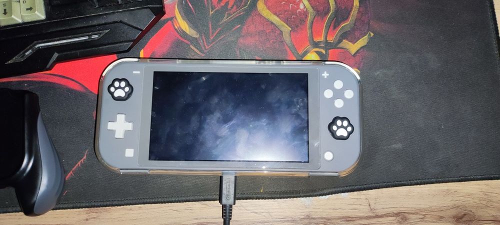 Nintendo switch lite (прошитый) серого цвета