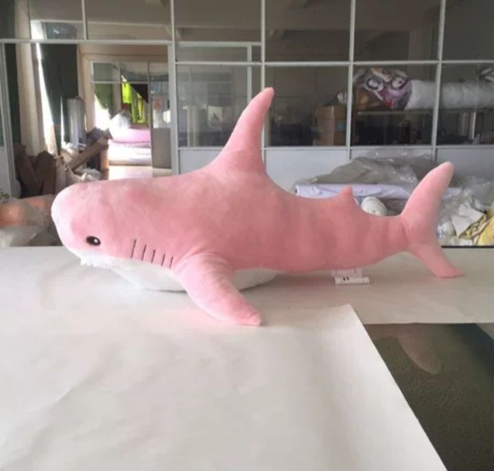 Акула мягкая игрушка полтора метра