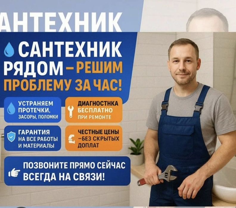 Сантехник Шымкент