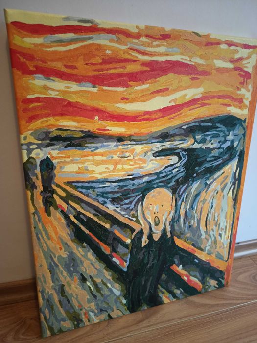 Tablou reproducere pictura celebră"Țipătul (The Scream)-Munch/Tipatul