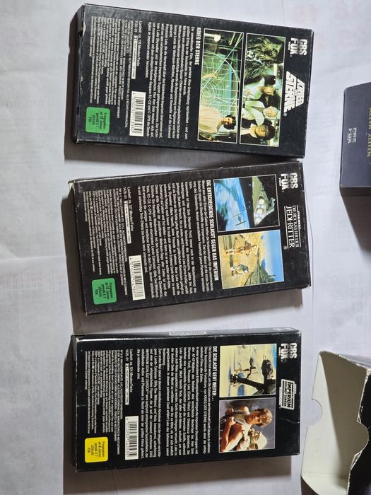 Видеокасети Star Wars триология