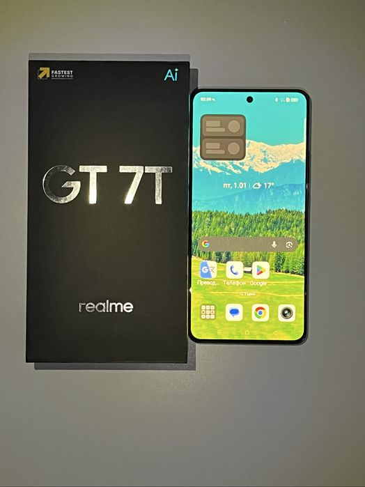 Realme RMX5085 (realme GT 7T) – IceSence Black, 12GB RAM / 512GB ROM