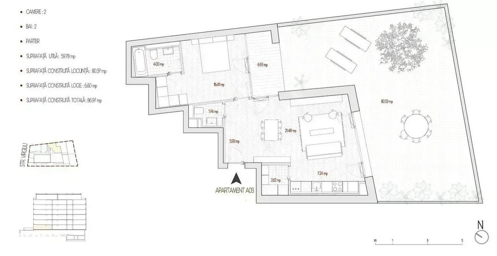 Apartament 2 camere, gradina proprie I Metrou Eroilor I Comision %