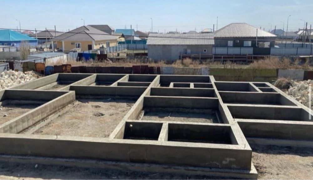 ЛЕНТОЧНЫЙ ФУНДАМЕНТ , фуундамент делдалсыз, тікелей бригада