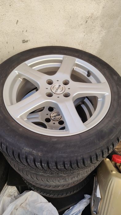 Jante Dacia Sandero Logan 4x100 anvelope mixte 205 55 16