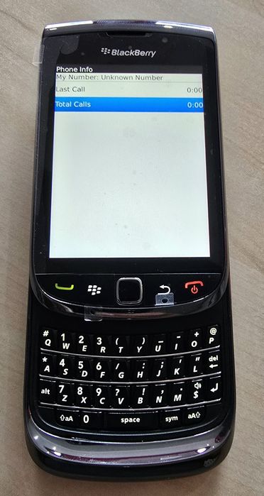 BlackBerry 9800 Torch, life timer 0.00 мин., чисто нови, без батерии