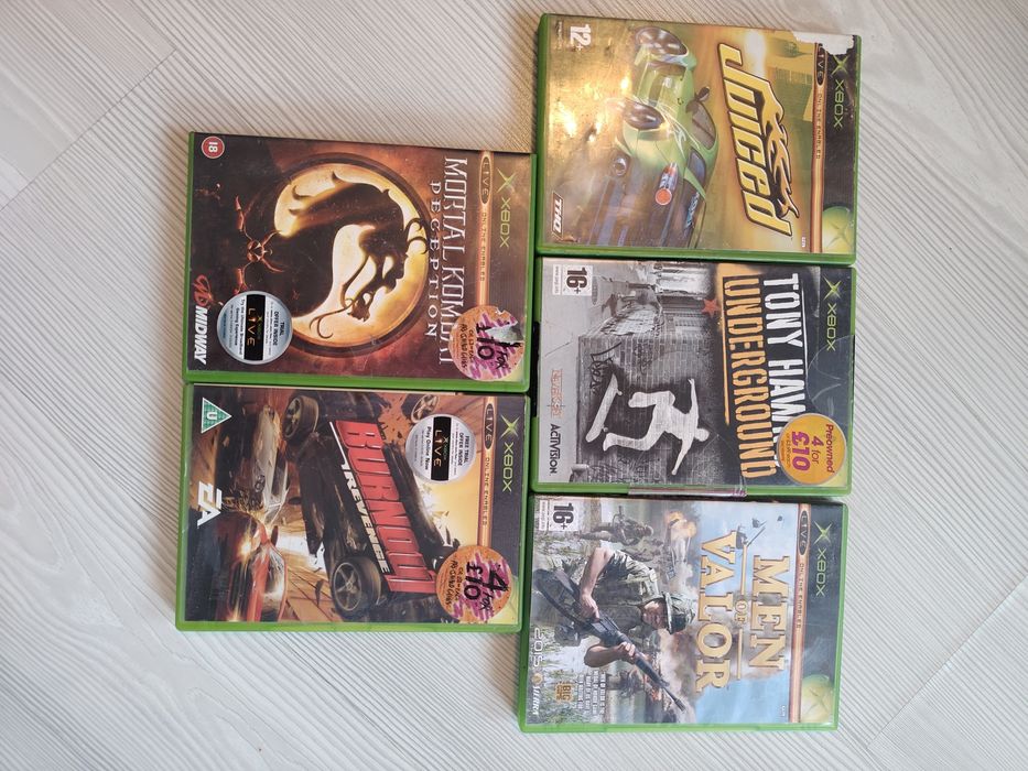 Оригинален игра  Xbox с 5 игри